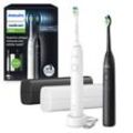 Elektrische Zahnbürste PHILIPS SONICARE "Series 5300 HX7109/01", weiß (.), ElektrozahnbürstenB:17,3cm H:17,3cm T:6cm, mit Andruckkontrolle, 2 Intensitätsstufen, inkl. Ladegerät, B:17,3cm H:17,3cm T:6cm