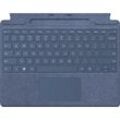 MICROSOFT Tastatur mit Touchpad "Surface Pro Signature" Tastaturen blau (saphir)