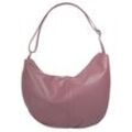 Shopper SAMANTHA LOOK Gr. B/H/T: 29 cm x 24 cm x 14 cm onesize, lila (violett) Damen Taschen echt Leder, Made in Italy