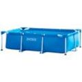 Framepool INTEX "Metal Frame Rectangular" Schwimmbecken Gr. B/H/L: Breite 160cm x Höhe 65cm x Länge 260cm, 2300 l, blau BxLxH: 160x260x65 cm