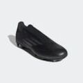 Fußballschuh ADIDAS PERFORMANCE "F50 LEAGUE LACELESS FG/MG" Gr. 45, schwarz (core schwarz, iron metallic, gold metallic) Schuhe