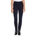 Stretch-Jeans BETTY BARCLAY "Betty Barclay Stretch-Hose mit hohem Bund", Damen, Gr. 34, Normalgrößen, blau (dunkelblau denim), Obermaterial: 50% Polyester recycelt, 46% Baumwolle, 4% Elasthan., modisch, slim fit, Jeans