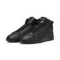 Sneaker PUMA "Smash 3.0 Mid WTR Sneakers Erwachsene", Gr. 38, schwarz (schwarz shadow gray), Obermaterial: Synthetik, Leder; Futter: Textil; Innensohle: Textil; Laufsohle: Gummi, Schuhe