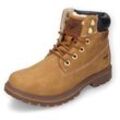 Schnürboots DOCKERS BY GERLI Gr. 37, braun (golden-tan) Damen Schuhe Hikin Boots, Trekking Stiefel, Schnürstiefel mit Warmfutter