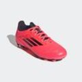 Fußballschuh ADIDAS PERFORMANCE "F50 LEAGUE MG KIDS" Gr. 31, rot (turbo, aurbla, platinmet) Schuhe