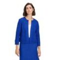 Jackenblazer BETTY BARCLAY "Betty Barclay Blazer-Jacke mit Taschen" Gr. 36, blau (adria) Damen Blazer Material