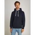 Hoodie TOMMY HILFIGER "ESSENTIAL FLEECE HOODY", Herren, Gr. M, blau (desert sky), Sweatware, Obermaterial: 60% Baumwolle, 40% Polyester, casual, Langarm, Sweatshirts