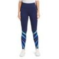 Leggings BETTY BARCLAY "Betty Barclay Leggings mit hohem Bund" Gr. L, US-Größen, blau (blau, blau), Damen, Obermaterial: 85% Baumwolle, 15% Elasthan., Hosen, Form