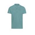 Poloshirt TRIGEMA "TRIGEMA aus Polyester mit Knopfleiste" Gr. L, grün (seegras) Herren Shirts