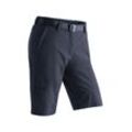 Funktionsshorts MAIER SPORTS "Lawa" Gr. 36, Normalgrößen, blau (dunkelblau) Damen Hosen Shorts, kurze Wanderhose, Outdoorhose mit 2 Taschen, Regular Fit