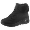 Schnürboots SKECHERS "UNO RUGGED - FALL AIR" Gr. 35, schwarz Damen Schuhe Winterboots mit Air-Cooled Memory Foam Komfort-Innensohle Bestseller