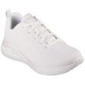 Sneaker SKECHERS "UNO LITE", Damen, Gr. 40, weiß, Lederimitat, unifarben, casual, Schuhe Sneaker, im monochromen Look, Freizeitschuh, Halbschuh, Schnürschuh