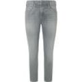 Tapered-fit-Jeans PEPE JEANS "TAPERED JEANS", Herren, Gr. 34, Länge 34, grau (light grau used), Denim/Jeans, Obermaterial: 95% Baumwolle, 4% Elastomultiester, 1% Elasthan, casual, gerade, unten schmal, Jeans