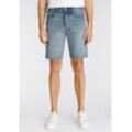 Jeansshorts LEVI'S "501", Herren, Gr. 38, N-Gr, blau (light indigo), Denim/Jeans, Obermaterial: 99% Baumwolle, 1% Elasthan, casual, normal, Jeans, FRESH COLLECTION, 501 collection