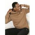 Hoodie BENCH. LOUNGEWEAR Gr. 44/46, braun (camelfarben), Herren, angeraute Sweatware, Obermaterial: 60% Baumwolle, 40% Polyester, Sweatshirts, Sweatshirt mit Kapuze und seitlichen Taschen, Baumwollmischung