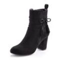 Stiefelette LASCANA Gr. 35, schwarz Damen Schuhe mit Blockabsatz, High-Heel-Stiefelette, Ankle Boots, Stiefel