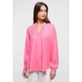 Longbluse ETERNA "LOOSE FIT" Gr. 36, pink, Damen, 100% Viskose, Blusen