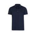 Poloshirt TRIGEMA "TRIGEMA aus Polyester mit Knopfleiste" Gr. L, blau (navy) Herren Shirts