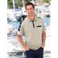 Poloshirt CATAMARAN "Kurzarm-Poloshirt" Gr. 44/46, beige, Herren, 100% Baumwolle, unifarben, Shirts