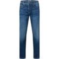 Straight-Jeans MAC "Arne" Gr. 36, Länge 32, blau (dunkelblau) Herren Jeans in gepflegter Optik, mit Stretch