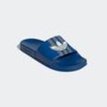 Badesandale ADIDAS ORIGINALS "ADILETTE" Gr. 37, blau (blue, cloud white, grey three) Schuhe Pantolette Badelatschen