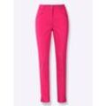 Stretch-Hose HEINE Gr. 42, Normalgrößen, pink Damen Hosen