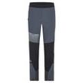 Funktionshose ZIENER "NAWO man (pants active)", Herren, Gr. 46, EURO-Größen, grau (dunkelgrau), Obermaterial: 92% Polyamid, 8% Elasthan; Futter: 100% Polyester;, Hosen