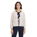 Jackenblazer BETTY BARCLAY "Betty Barclay Blazer-Jacke mit Taschen" Gr. 38, beige Damen Blazer Material