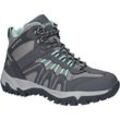 Wanderschuh HI-TEC "JAGUAR MID WP WOMENS" Gr. 36, grau, Synthetik, Textil, Schuhe, wasserdicht