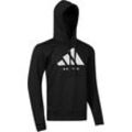 Hoodie ADIDAS PERFORMANCE "Community Hoodie “Boxing”" Gr. L, schwarz, Sweatshirts, Herren, L, Obermaterial: 100% Baumwolle