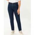 5-Pocket-Jeans RAPHAELA BY BRAX "Style CAREN NEW" Gr. 36K (18), Kurzgrößen, blau (dunkelblau) Damen Jeans