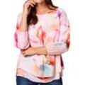 Shirtbluse HERMANN LANGE COLLECTION "HERMANN Collection Blusenshirt Diana" Gr. 40, bunt (apricot, pink) Damen Blusen