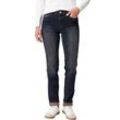 Slim-fit-Jeans ZERO "zero Jeans Straight Leg Style ORLANDO 32 Inch" Gr. 36, Normalgrößen, blau (vintage denim), Damen, Denim/Jeans, Obermaterial: 98% Baumwolle, 2% Elastan. Ärmelfutter: ohne Futter., unifarben, Jeans