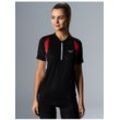 T-Shirt TRIGEMA "TRIGEMA Fahrradtrikot aus atmungsaktivem COOLMAX-Material" Gr. L, schwarz Damen Shirts