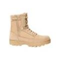 Sneaker BRANDIT "Brandit Accessoires Tactical Zipper Boots" Gr. 39, beige (camel), Herren, Nylon, unifarben, Schuhe Schnürboots