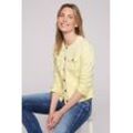 Jeansjacke SOCCX Gr. L, gelb (faded gelb), Damen, Material: 66% Baumwolle, 24% Polyester, 8% Elastomultiester, 2% Elasthan, unifarben, Jacken