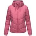 Steppjacke NAVAHOO "Liebesfee 14" Gr. M (38), lila (beere) Damen Jacken gesteppte Übergangsjacke mit wattiertem Stehkragen