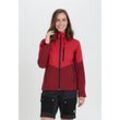 Softshelljacke WHISTLER "Rosea", Damen, Gr. 38, rot (dunkelrot), 100% Polyester, mehrfarbig, casual, normal, ohne Ausschnitt, Langarm, Jacken, aus wind- und wasserdichtem Funktionsmaterial