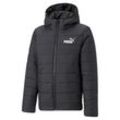 Winterjacke PUMA "Essentials Wattierte Jacke Jungen" Gr. 110, schwarz Kinder Jacken