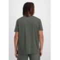 T-Shirt ALPHA INDUSTRIES "Alpha Industries Men - T-Shirts Patch T LF" Gr. L, grün (dark olive) Herren Shirts