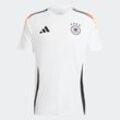 Fußballtrikot ADIDAS PERFORMANCE "DFB H JSY FAN" Gr. XXXL, weiß, Herren, Obermaterial: 100% Polyester, Trikots, Deutschland EM Trikot 2024 Herren