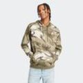 Kapuzensweatshirt ADIDAS SPORTSWEAR "M BL CAMO HD" Gr. 4XL, grün (olive strata), Herren, Obermaterial: 70% Baumwolle, 30% Polyester, Sweatshirts