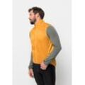 Funktionsweste JACK WOLFSKIN "MOROBBIA WIND VEST M" Gr. L (52), orange (orange, pop) Herren Westen