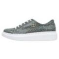 Plateausneaker DOGO "Damen Myra Arizona Dream Vegan Damen Sneaker / female" Gr. 38, Normalschaft, blau (blau, beige), Damen, Lederimitat, Schuhe, Vegan