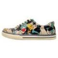 Sneaker DOGO "Damen Catch Me If You Can Tweety Vegan Damen /" Gr. 37, Normalschaft, bunt (mehrfarbig) Damen Schuhe Vegan