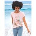 T-Shirt HEINE "T-Shirt" Gr. 34, rosa (hellrosé) Damen Shirts