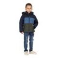 Outdoorjacke SALT AND PEPPER "3 colour Blocks" Gr. 104, blau Jungen Jacken mit reflektierenden Elementen