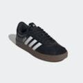 Sneaker ADIDAS SPORTSWEAR "VL COURT 3.0", Gr. 41, schwarz-weiß (core schwarz, cloud weiß, gum5), Synthetik, Leder, sportlich, Schuhe, inspiriert vom Design des adidas samba