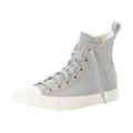 Sneaker CONVERSE "CHUCK TAYLOR ALL STAR TAILORED LINES" Gr. 36, grau (grau area, egret, gold), Textil, Schuhe