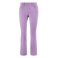 3/4-Jeans MAC "Dream Kick", Damen, Gr. 42, Länge 27, lila (sum lavender), Denim/Jeans, Obermaterial: 75% Baumwolle, 12% Modal, 9% Polyester, 4% Elasthan, casual, figurbetont 3/4-Länge, Jeans, Saum modisch verkürzt und leicht ausgestellt